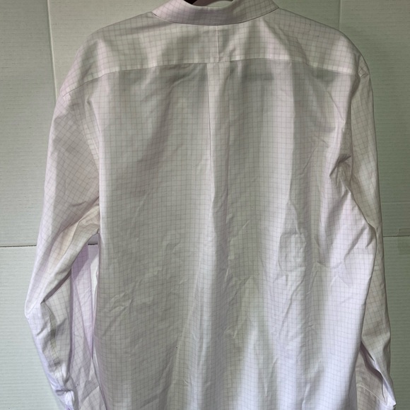 JOS A BANK MENS TRAVELER BUTTON‎ DOWN SHIRT BUSINESS OFFICE PINK/WHITE SZ 17-35 - Picture 2 of 4